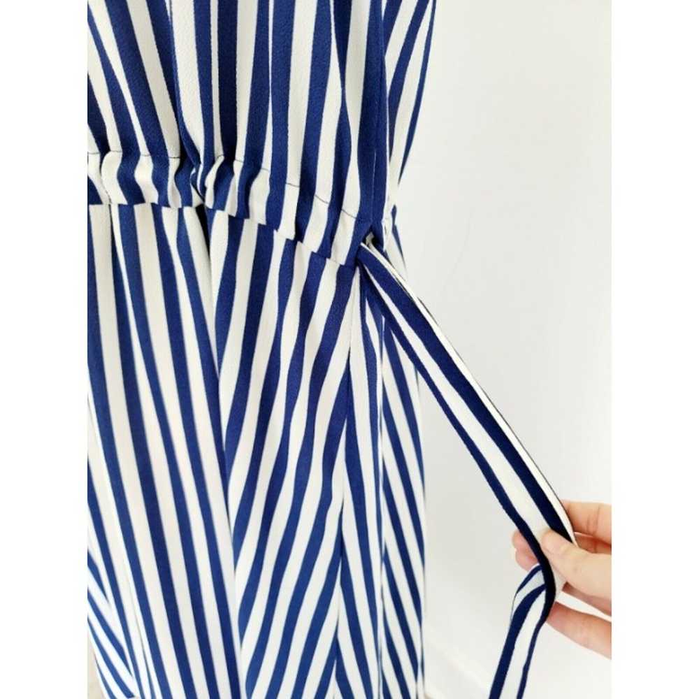 Juicy Couture Striped Navy Blue White Sleeveless … - image 6