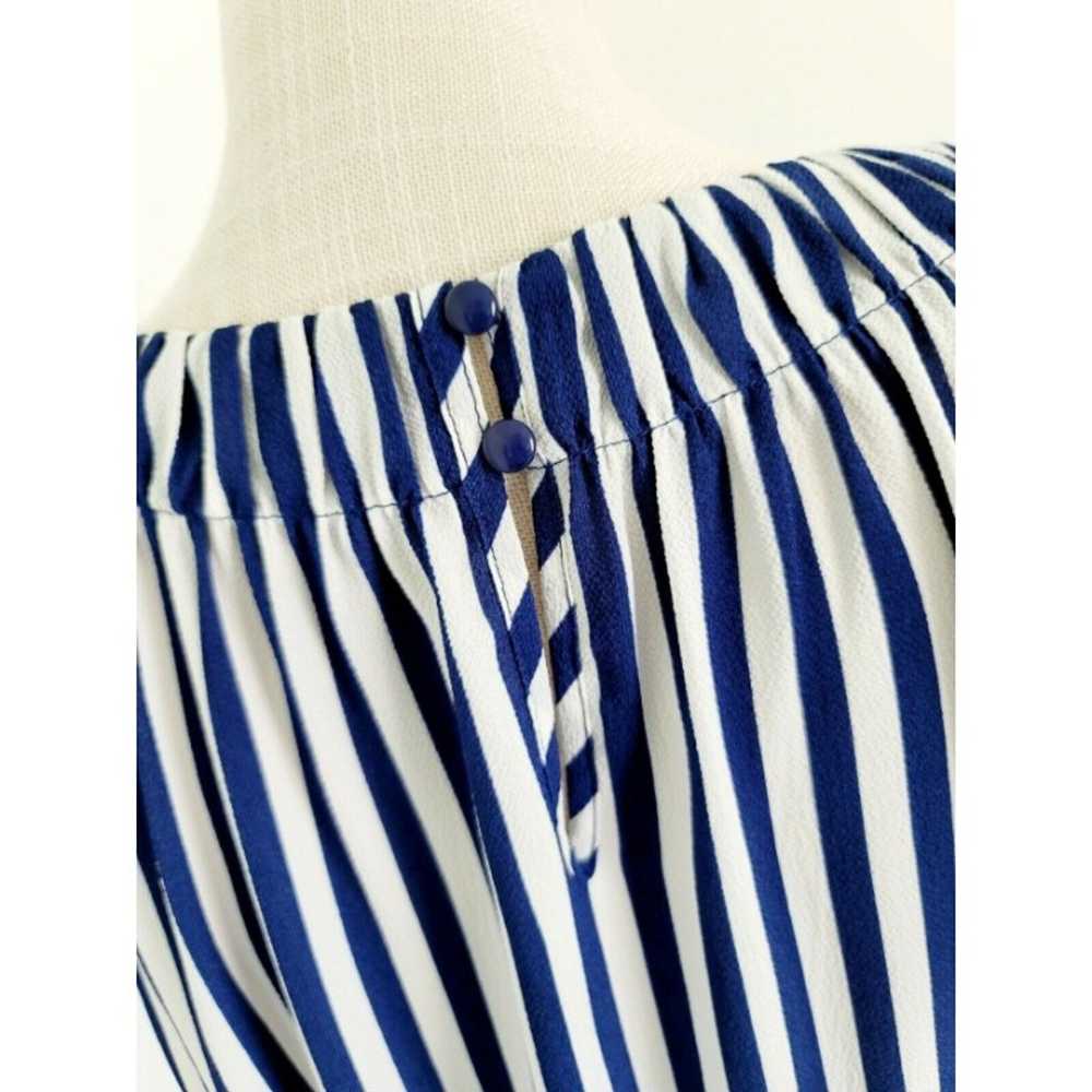 Juicy Couture Striped Navy Blue White Sleeveless … - image 9