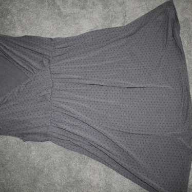 Torrid Size 2XL Gray polka dot dress