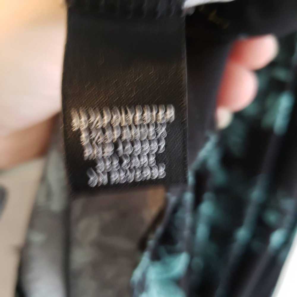 Torrid Faux Wrap Jersey Knit Floral Dress Black B… - image 8