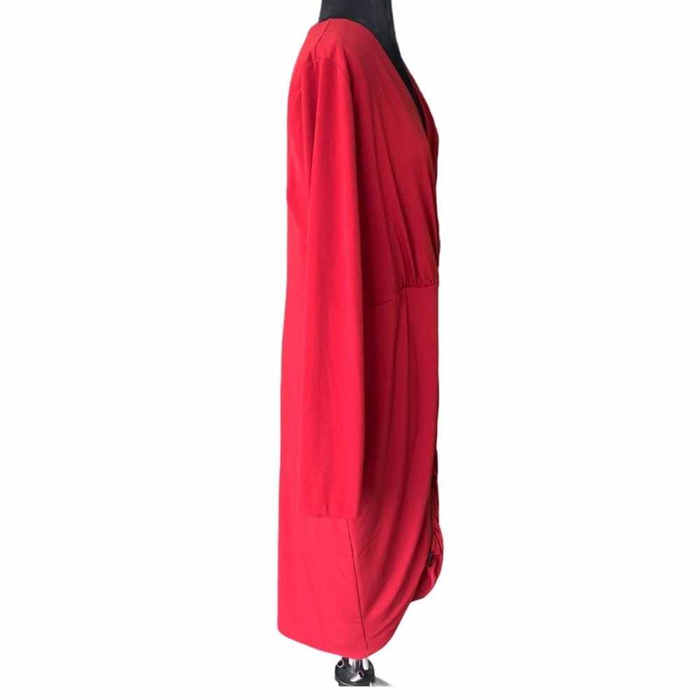 Rachel Roy red long sleeve dress XXL - image 2