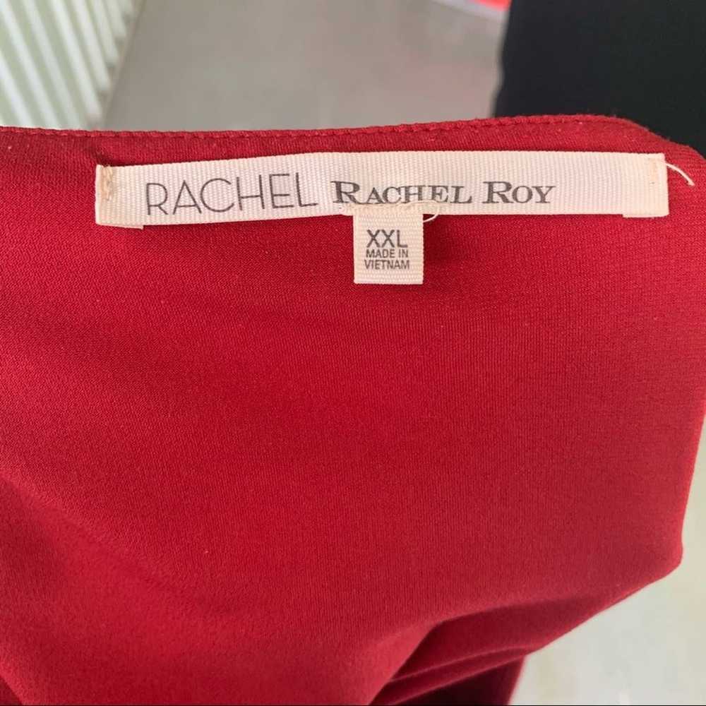 Rachel Roy red long sleeve dress XXL - image 4