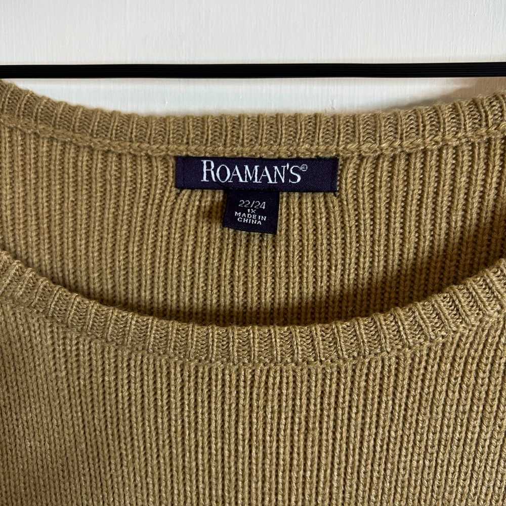 Winter warm  knitting sweater dress ruffle sleeve… - image 3