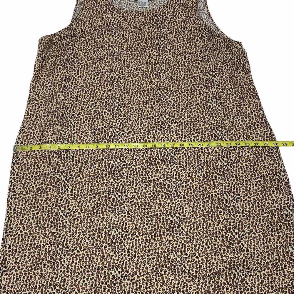Another Thyme Leopard Shift Dress 24W - image 4