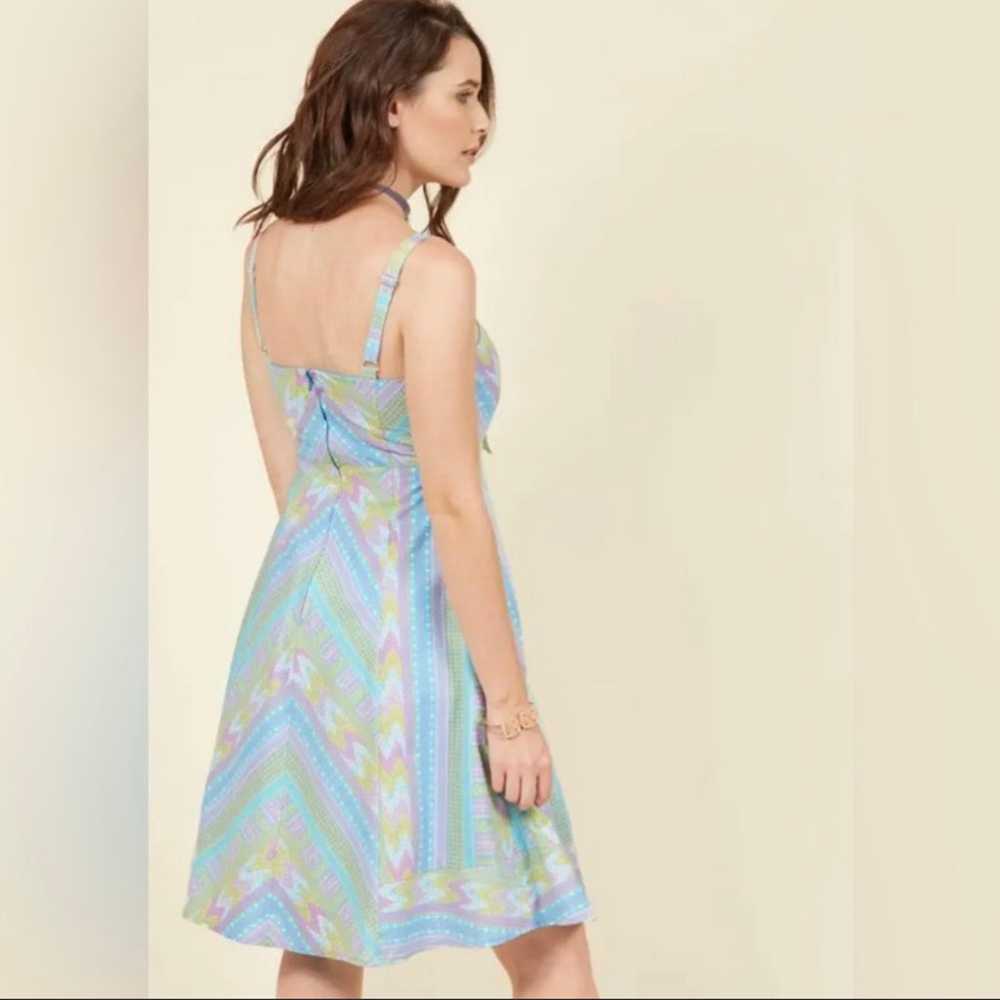 ModCloth Yours to Adore Pastel Geometric Dress Pl… - image 3