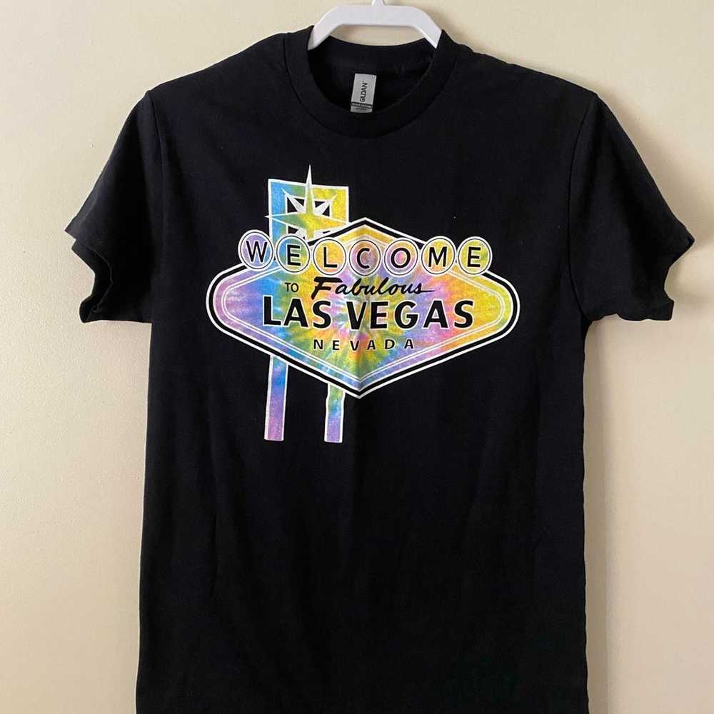 Las Vegas Graphic  T-Shirt Sz Small New - image 1