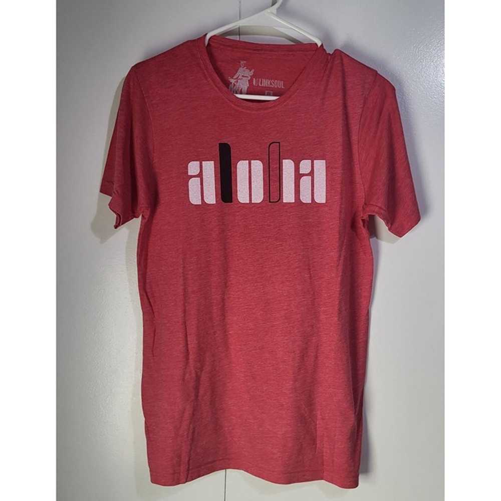 Linksoul Men's Small Aloha the Kahuku Lite Tee Gr… - image 2