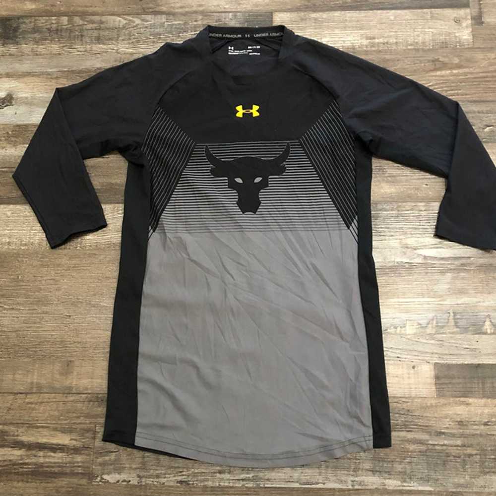 Under Armour Shirt Mens Small Fitted Project Rock… - image 1