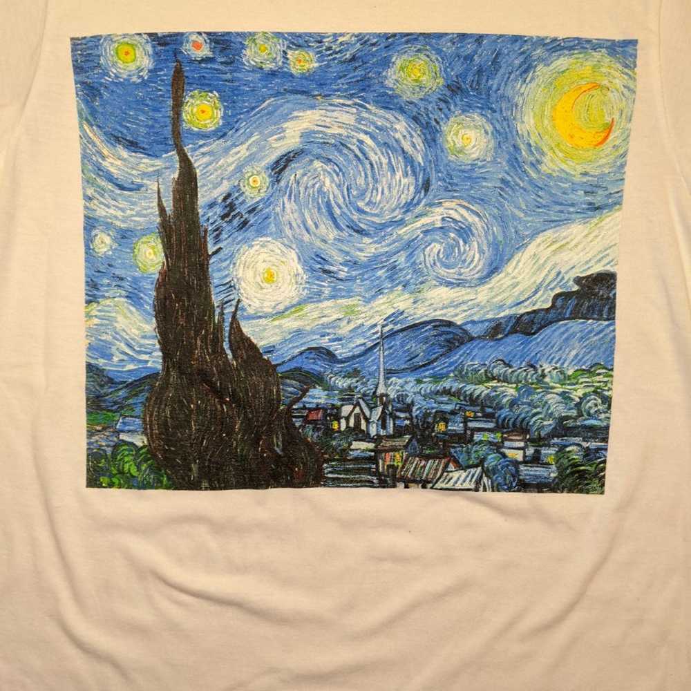 Vincent Van Gogh Starry Night art t-shir - image 2
