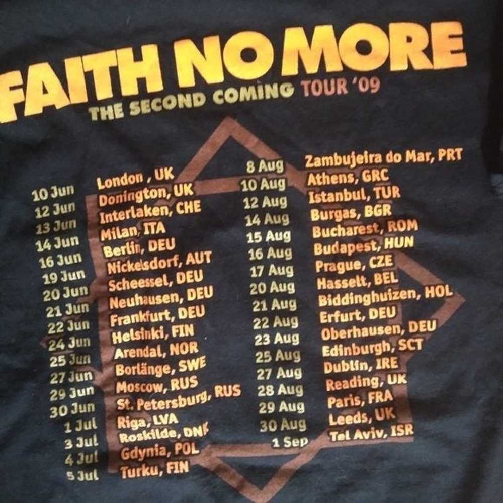 Faith No More The Second Coming 2009 Tour T-Shirt - image 6