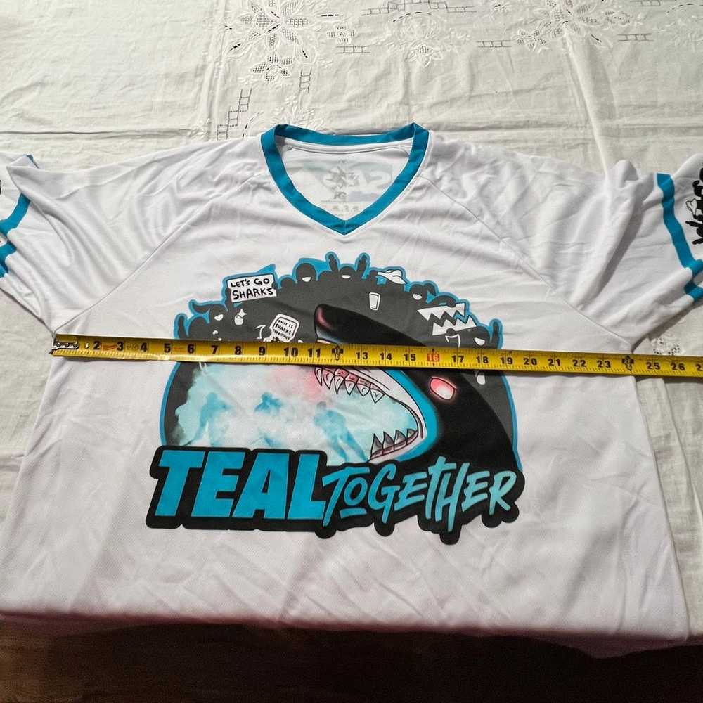 San Jose SJ Sharks Teal Together NHL Hockey Jerse… - image 5