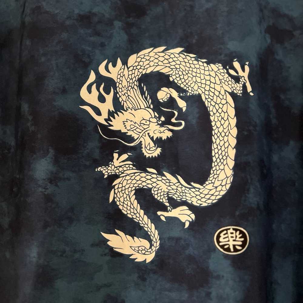Men’s vintage, Y2K, tie dye, Chinese Dragon Utili… - image 6