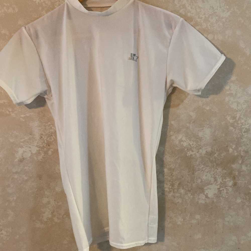 White medium starter shirt  like new - image 1
