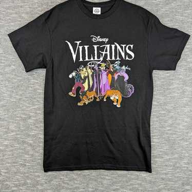 Disney Villains Ringer Graphic T Shirt Adult M Medium gray