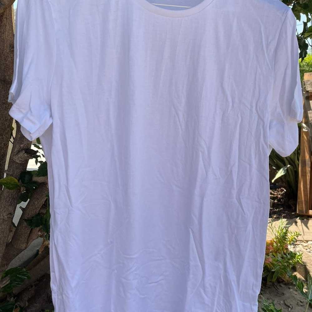 NEW MARINE LAYER M T SHIRT WHITE - image 1