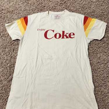 Coca-Cola retro shirt, size medium - image 1