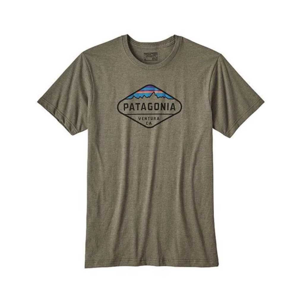 Patagonia Mens Fitz Roy Crest Cotton/ Poly T-Shir… - image 3