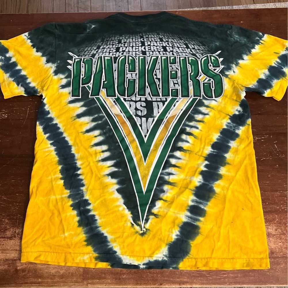 Majestic Tye Dyed Packers T Shirt - image 4