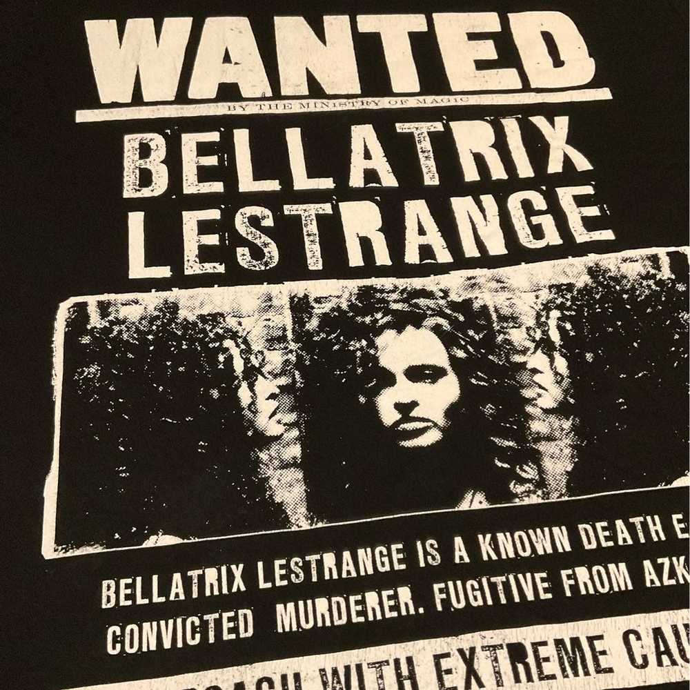 Bellatrix wanted tee shirt Harry Potter extreamly… - image 2