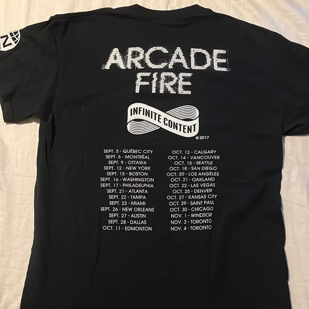Arcade fire everything now tour shirt - image 5