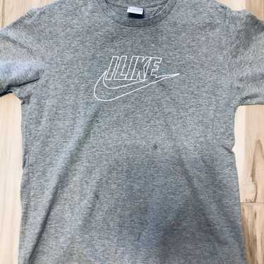 nike ‘I like’ t shirt medium Grey Japan - image 1