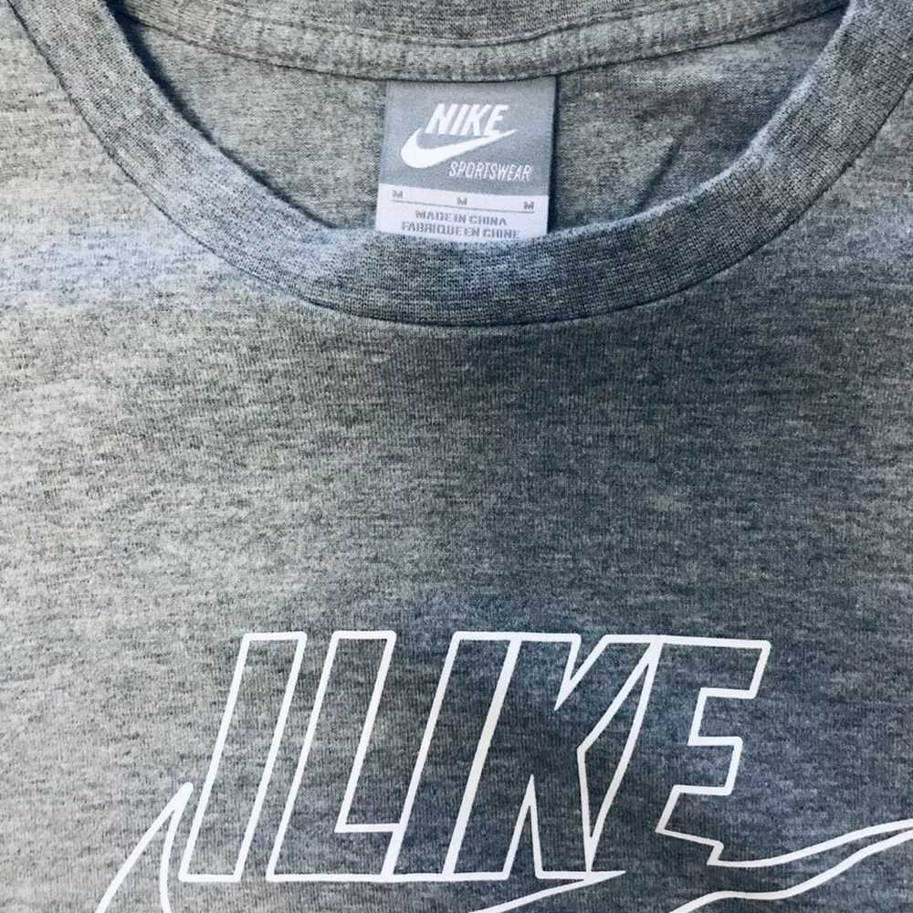nike ‘I like’ t shirt medium Grey Japan - image 3