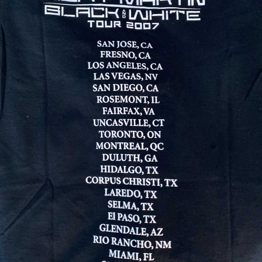 Ricky Martin Black & White Tour T-shirt - image 5