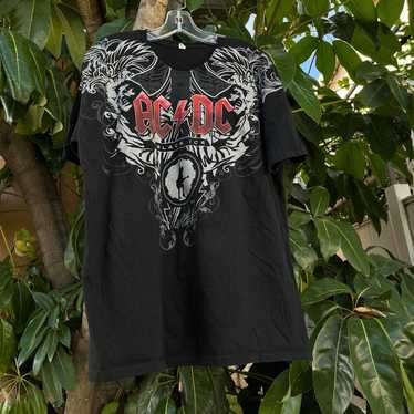 AC/DC Black Ice graphic black band t-shirt from 2… - image 1