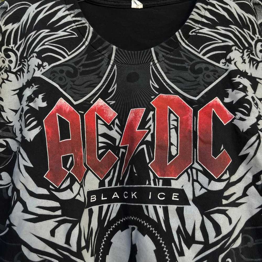 AC/DC Black Ice graphic black band t-shirt from 2… - image 3