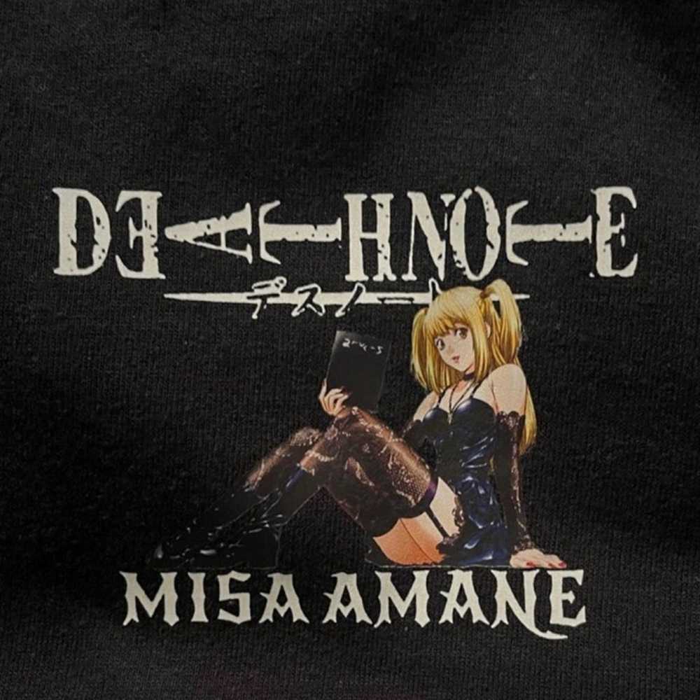 Death Note Misa Amane Retro Y2K Anime Logo, Black… - image 5