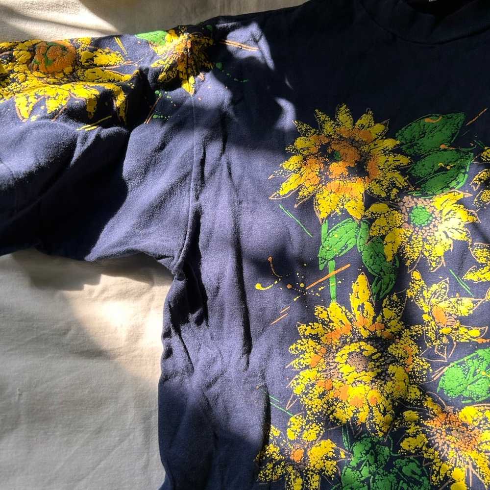 Vintage Sunflower Shirt - image 2