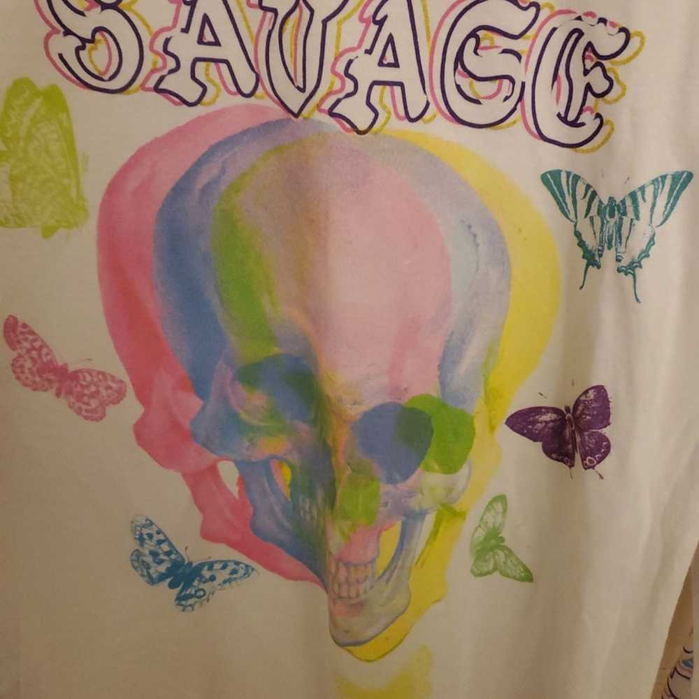 Fresh Laundry LongSleeve  Shirt - Skull and Butte… - image 1