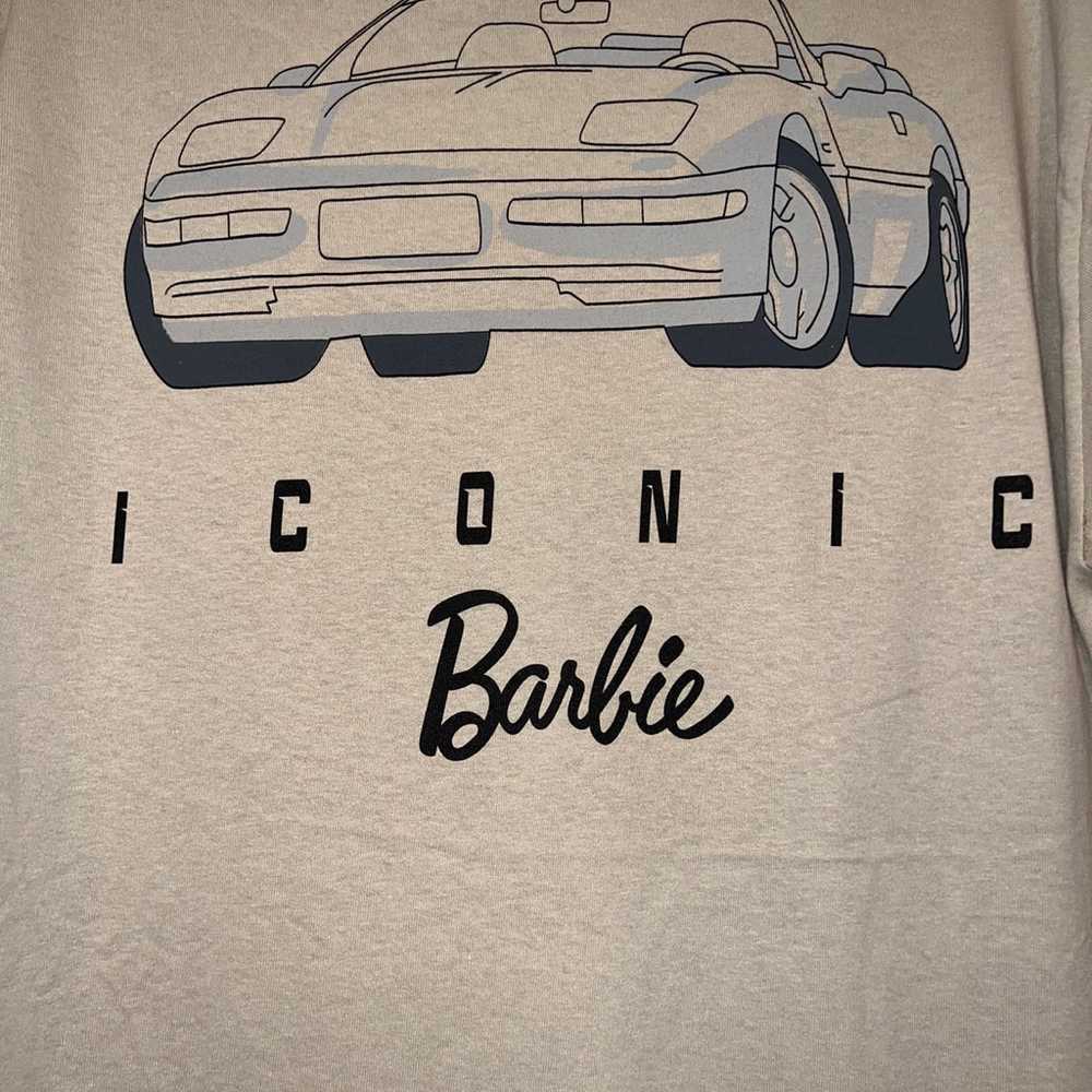 NWOT Rare Barbie Iconic Convertible Car Graphic T… - image 2