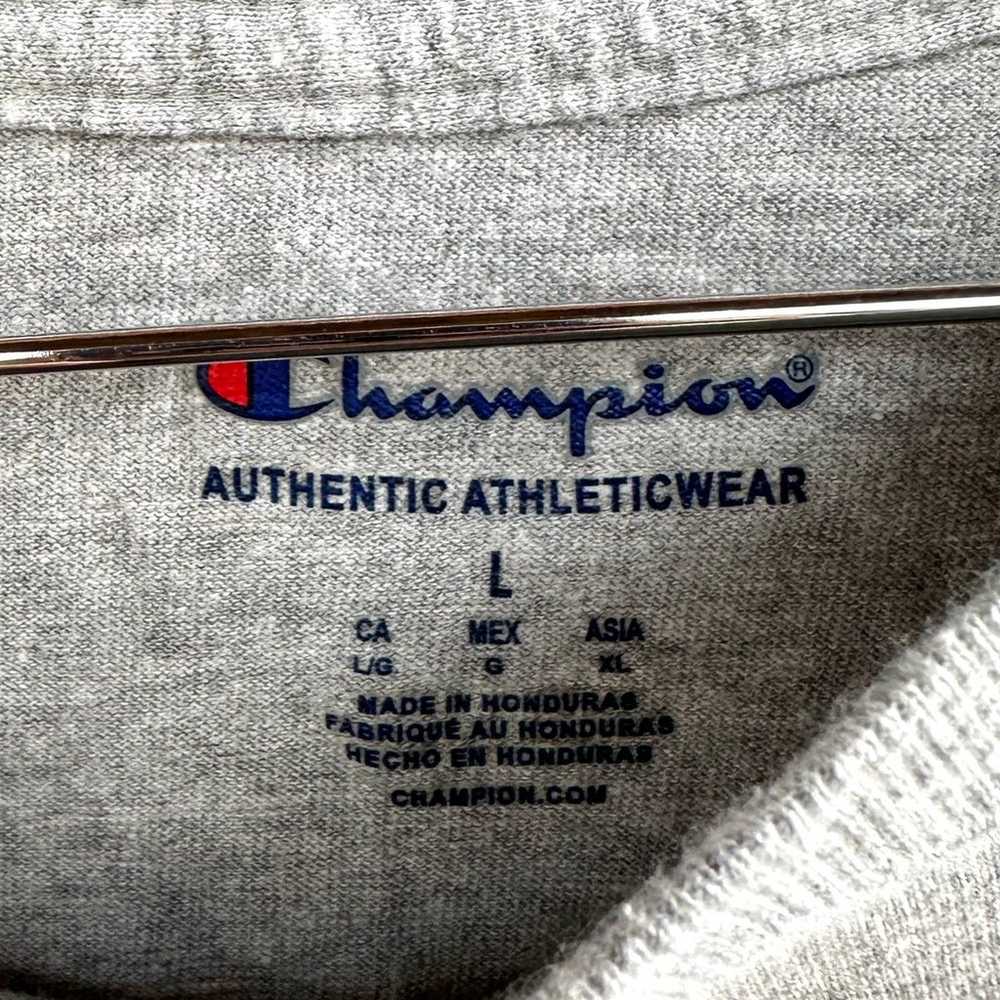 Champion Olive / Army Green Striped Logo Grey Men… - image 3