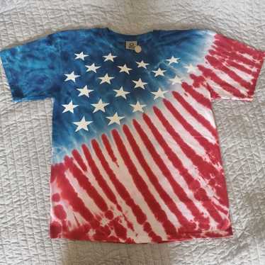 American Flag Vintage Tie Dye shirt