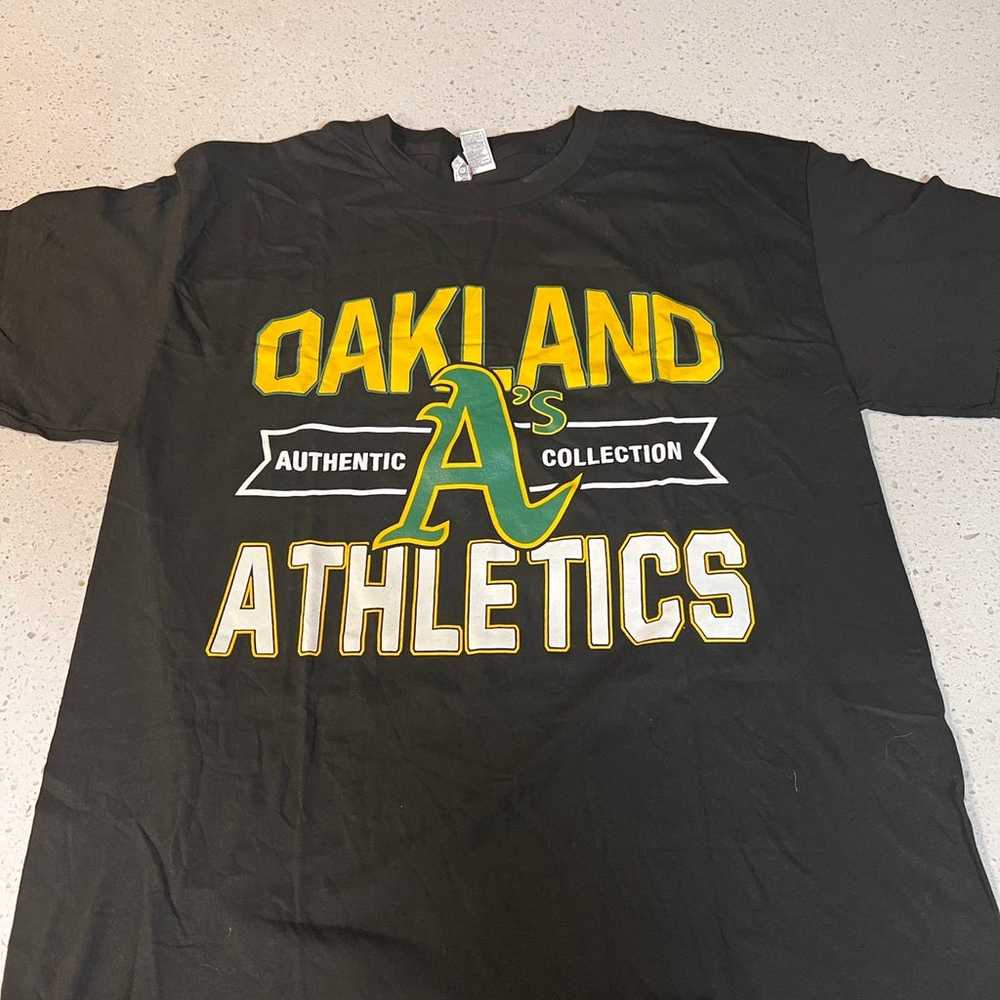 Oakland Athletics Authentic Collection Men’s Blac… - image 2