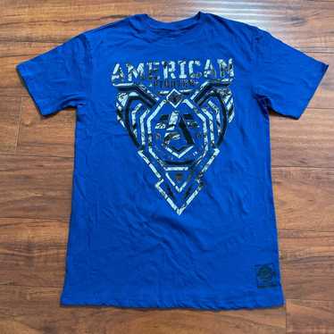 AMERICAN FIGHTER COURTLAND BLUE T-SHIRT LARGE L