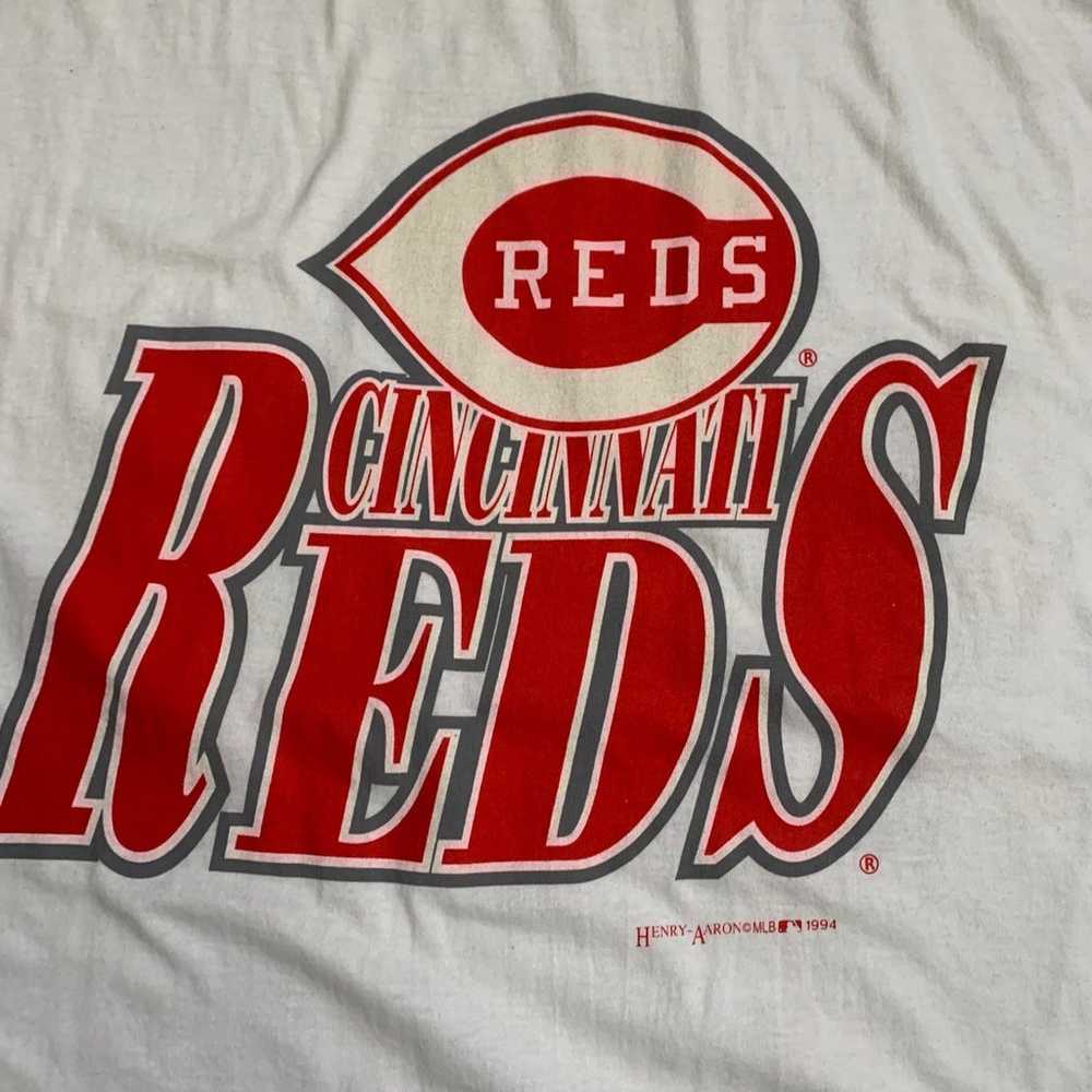 Vintage 1994 Cincinnati Reds MLB Baseball Graphic… - image 2
