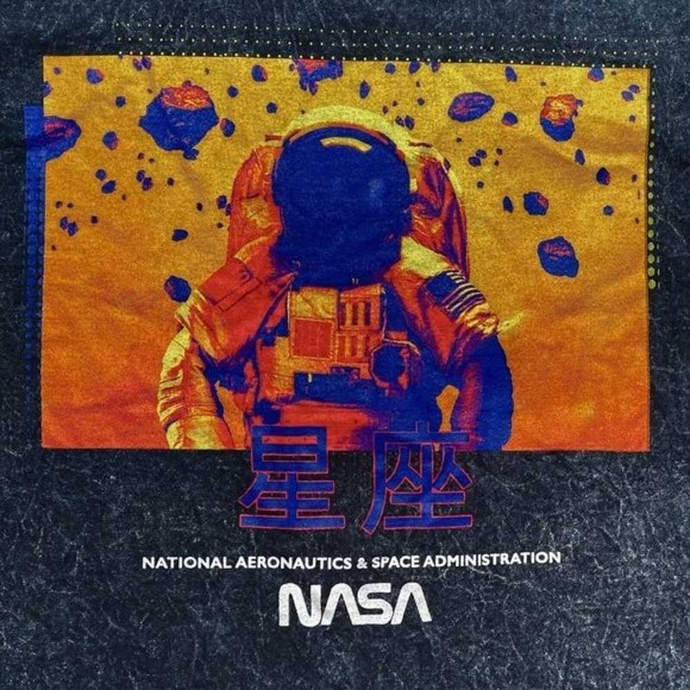 Hyper Space NASA Short Sleeve Dark Wash T Men’s S… - image 2