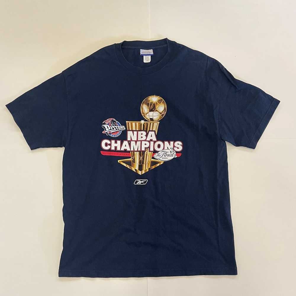 Vintage Detroit Pistons NBA Finals Champs T Shirt… - image 1