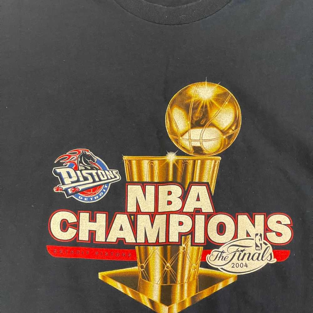 Vintage Detroit Pistons NBA Finals Champs T Shirt… - image 2