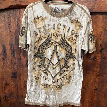 EUC Affliction tshirt for men from buckle - image 1