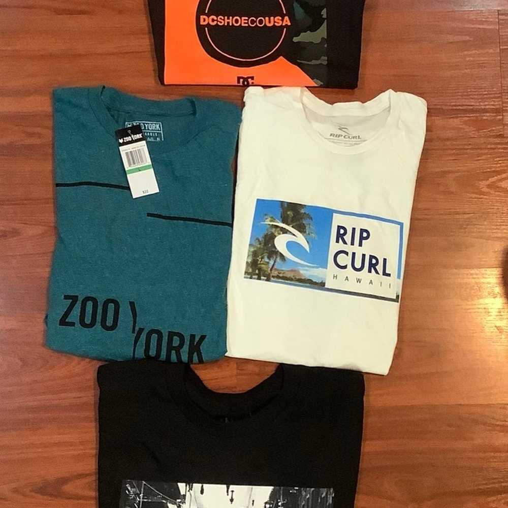 ZOO YORK RIP CURL LOT OF 4 SHIRTS SIZE L - image 1
