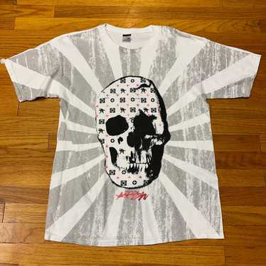 Y2K Kr3w Krew Chad Muska Skull Monogram AOP Shirt… - image 1