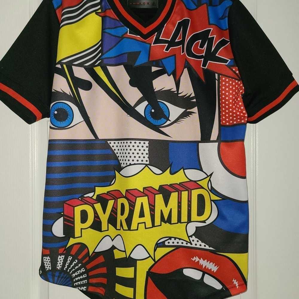 Black Pyramid comic shirt for men large - image 1