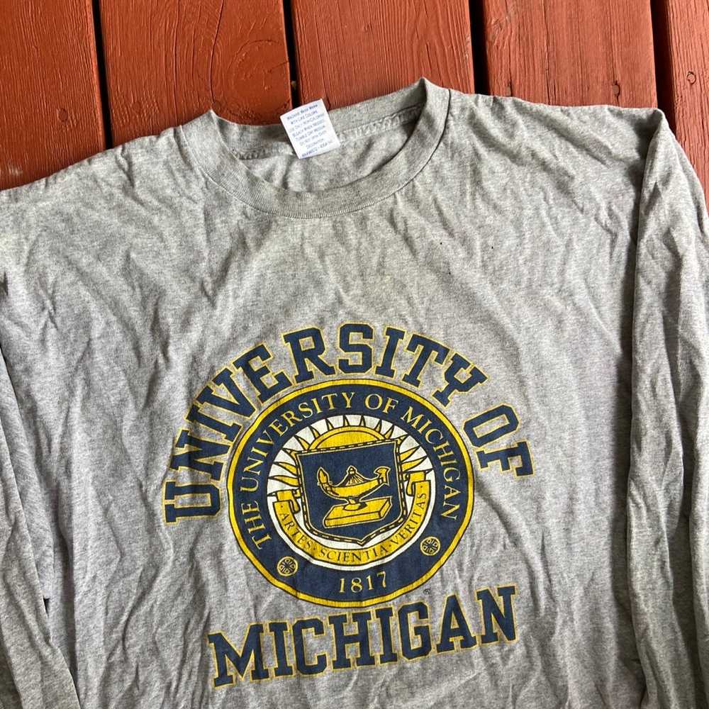 Vintage university of Michigan long sleeve - image 3