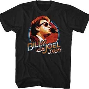 BIG SHOT BILLY JOEL MENS LIGHTWEIGHT S/S BLACK T-… - image 1