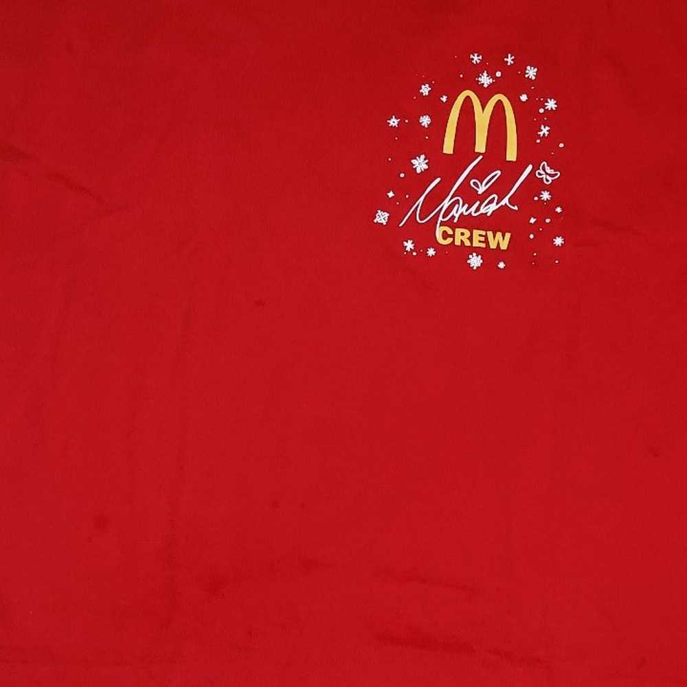 McDonald's Mariah Carey Holiday Crew Red Short Sl… - image 1