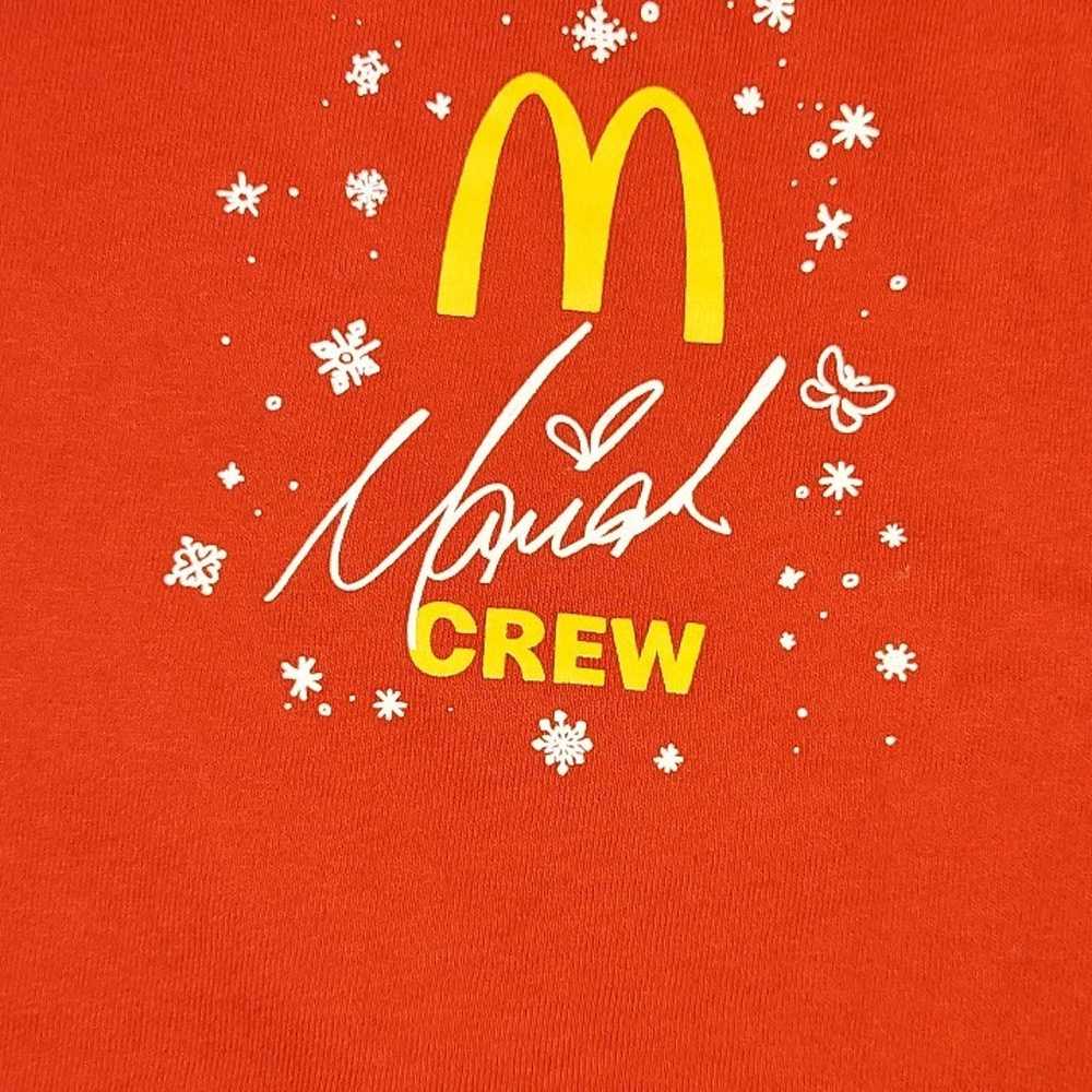 McDonald's Mariah Carey Holiday Crew Red Short Sl… - image 2