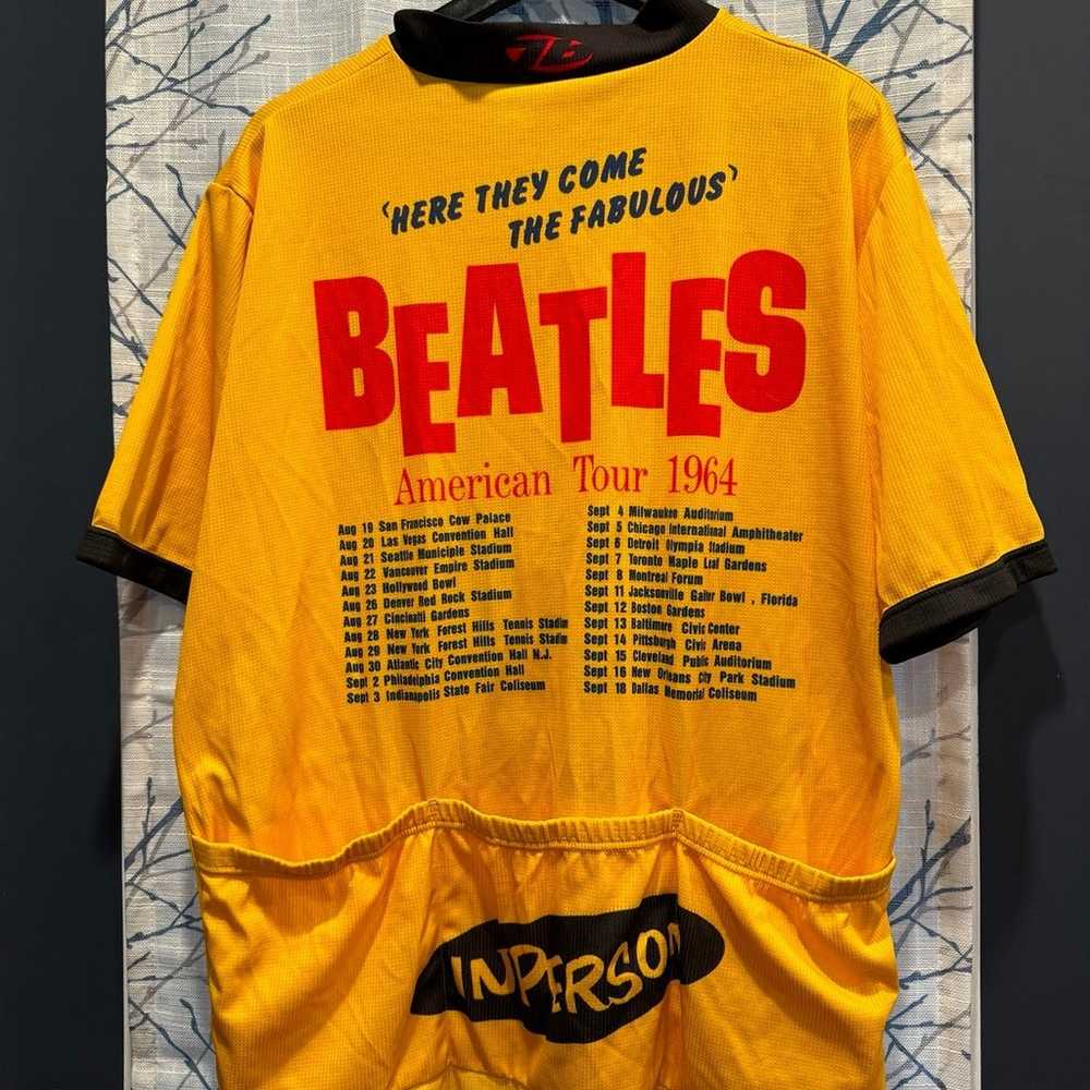 Beatles Cycling Jersey Here They Come The Fabulou… - image 3